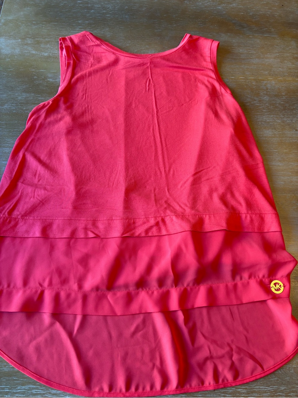 MICHAEL Michael Kors Orange Layered Tank